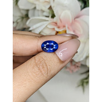 4.10 Ct. Blue Sapphire from Ceylon (Sri Lanka) Life Style