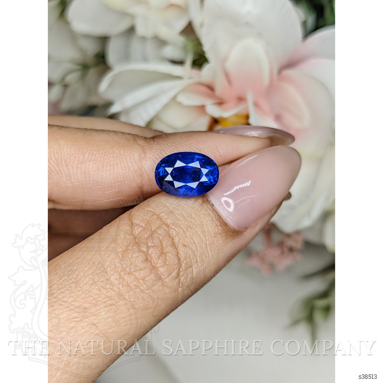 4.10 Ct. Blue Sapphire from Ceylon (Sri Lanka)