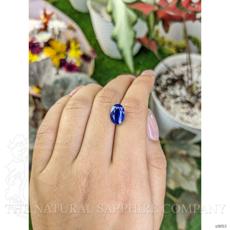 4.10 Ct. Blue Sapphire from Ceylon (Sri Lanka)