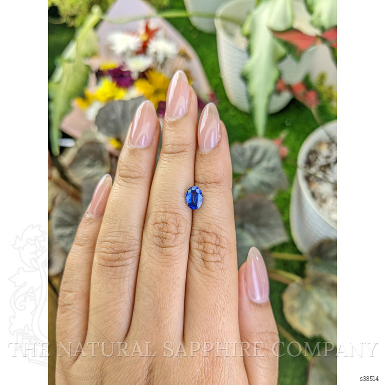 1.36 Ct. Blue Sapphire from Ceylon (Sri Lanka)