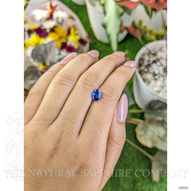 1.36 Ct. Blue Sapphire from Ceylon (Sri Lanka)
