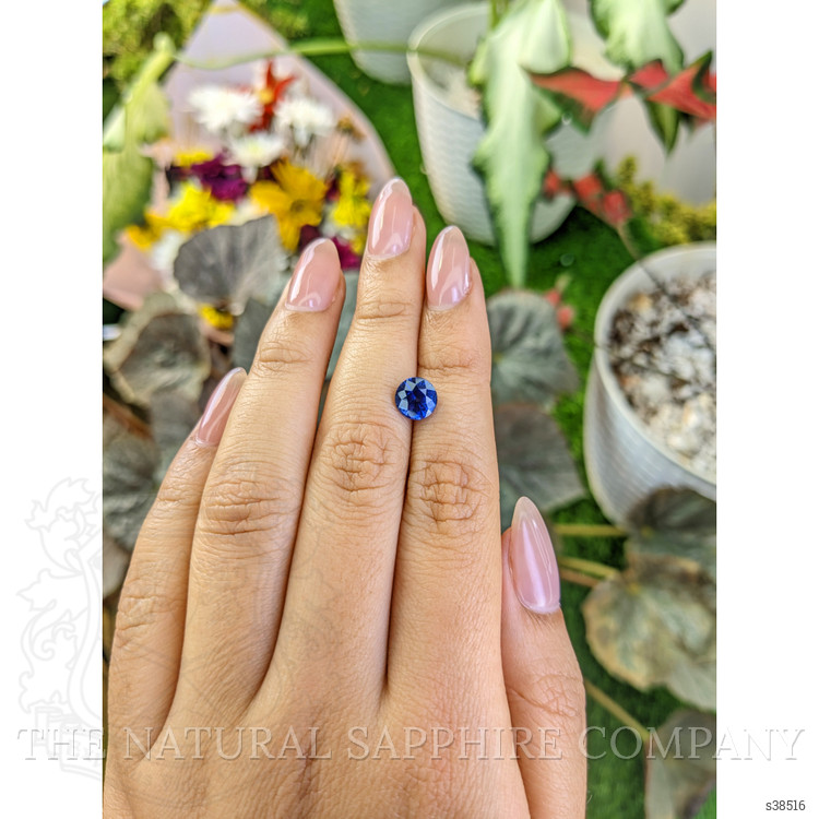 2.02 Ct. Blue Sapphire from Ceylon (Sri Lanka)