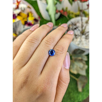 2.02 Ct. Blue Sapphire from Ceylon (Sri Lanka) Life Style