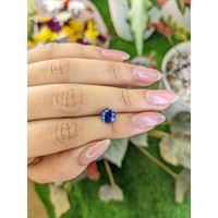2.02 Ct. Blue Sapphire from Ceylon (Sri Lanka) Life Style