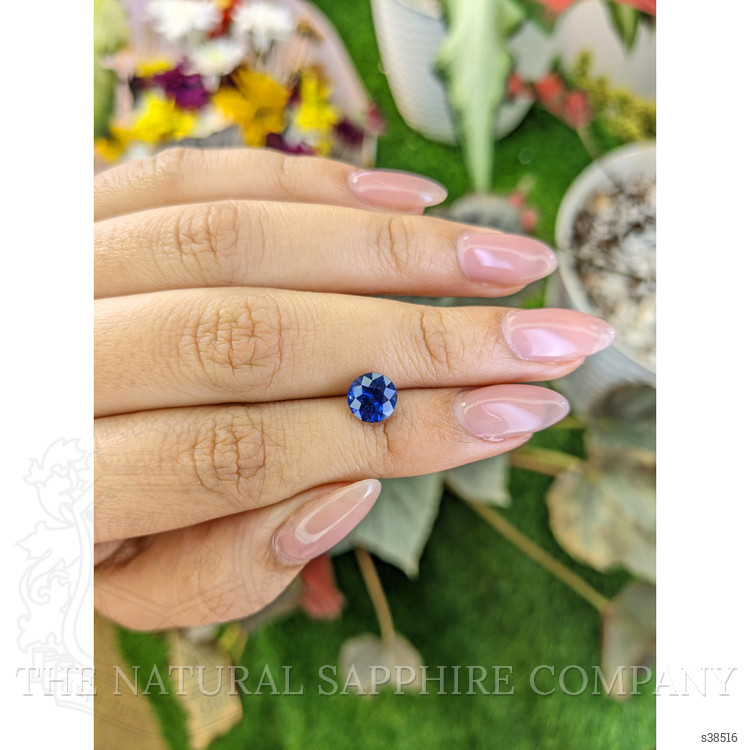 2.02 Ct. Blue Sapphire from Ceylon (Sri Lanka)