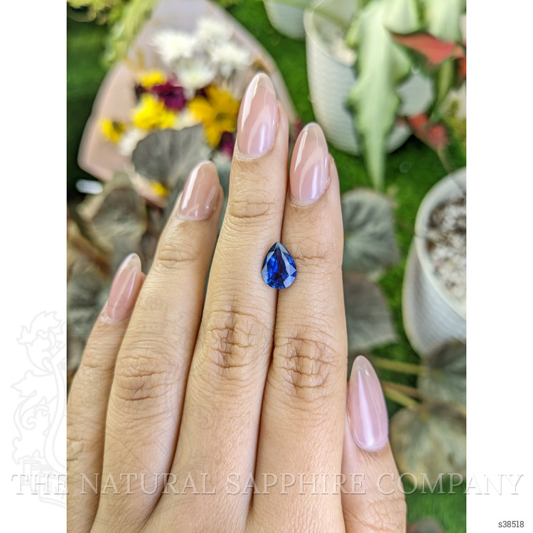 1.99 Ct. Blue Sapphire from Ceylon (Sri Lanka)