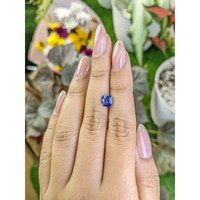 1.48 Ct. Blue Sapphire from Ceylon (Sri Lanka) Life Style