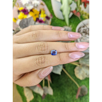 1.48 Ct. Blue Sapphire from Ceylon (Sri Lanka) Life Style
