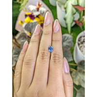 1.22 Ct. Blue Sapphire from Ceylon (Sri Lanka) Life Style