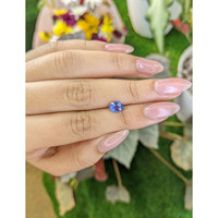 1.22 Ct. Blue Sapphire from Ceylon (Sri Lanka) Life Style