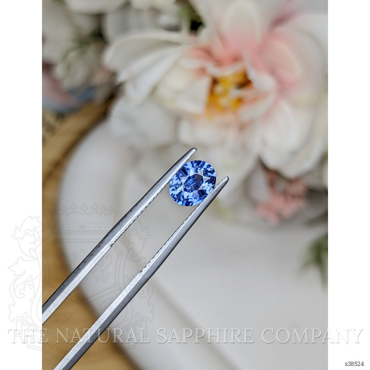 1.37 Ct. Blue Sapphire from Ceylon (Sri Lanka)