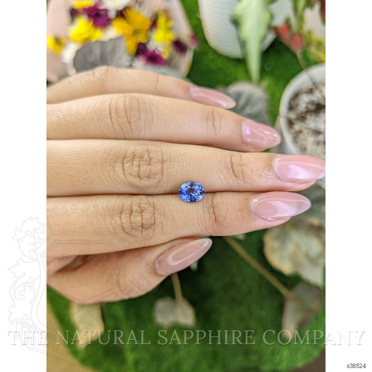 1.37 Ct. Blue Sapphire from Ceylon (Sri Lanka)