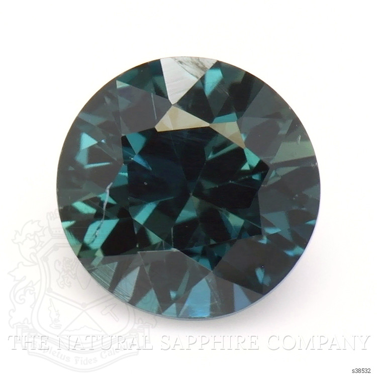 1.23 Ct. Bluish Green Sapphire from Ceylon (Sri Lanka)