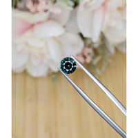 1.23 Ct. Bluish Green Sapphire from Ceylon (Sri Lanka) Life Style