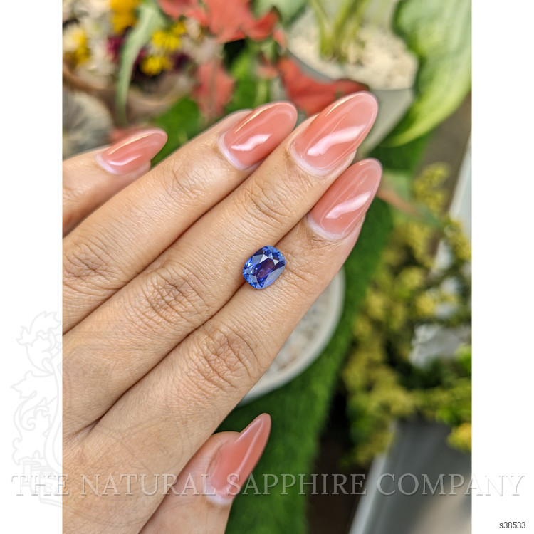2.67 Ct. Purplish Blue Sapphire from Ceylon (Sri Lanka)
