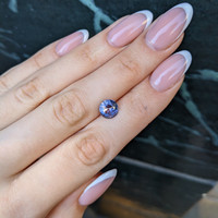 1.77 Ct. Purple Sapphire from Ceylon (Sri Lanka) Life Style
