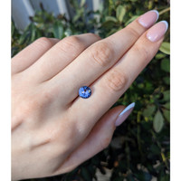 1.77 Ct. Purple Sapphire from Ceylon (Sri Lanka) Life Style