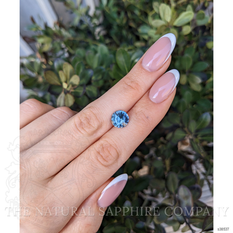 3.61 Ct. Greenish Blue Sapphire from Madagascar