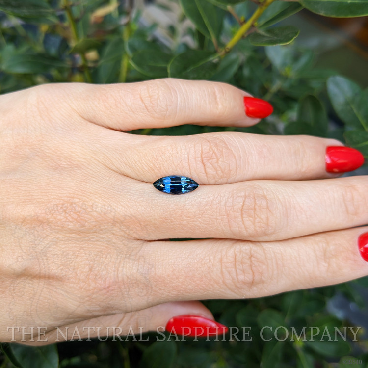 2.02 Ct. Greenish Blue Sapphire from Madagascar