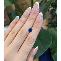 1.66 Ct. Blue Sapphire from Ceylon (Sri Lanka) Life Style
