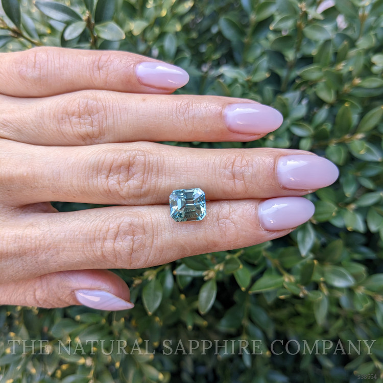 5.41 Ct. Bluish Green Sapphire from Madagascar