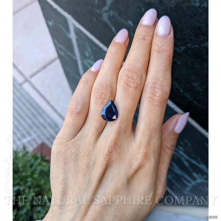 5.39 Ct. Blue Sapphire from Ceylon (Sri Lanka)