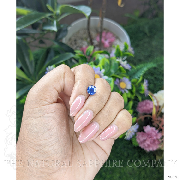 2.00 Ct. Blue Sapphire from Ceylon (Sri Lanka)