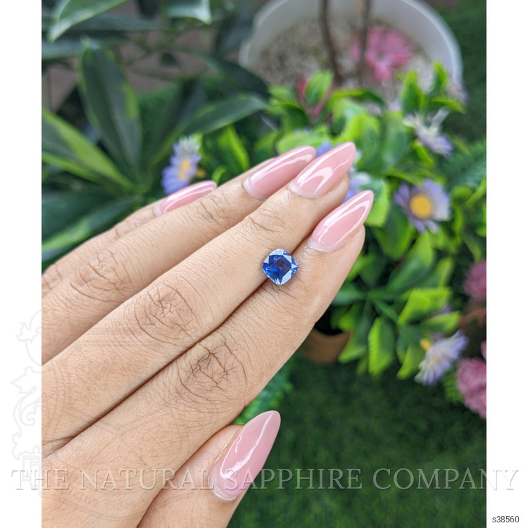 1.53 Ct. Blue Sapphire from Ceylon (Sri Lanka)