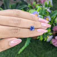 1.53 Ct. Blue Sapphire from Ceylon (Sri Lanka) Life Style