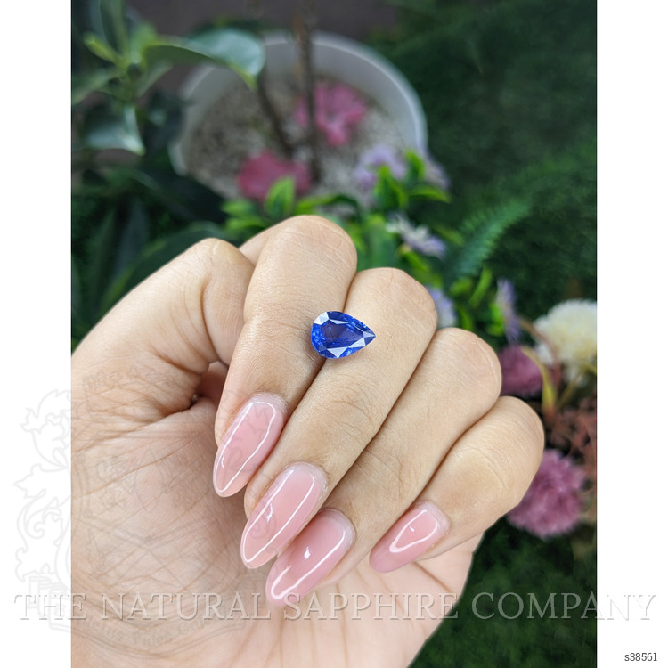 3.09 Ct. Blue Sapphire from Ceylon (Sri Lanka)