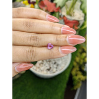 1.53 Ct. Purplish Pink Sapphire from Ceylon (Sri Lanka) Life Style