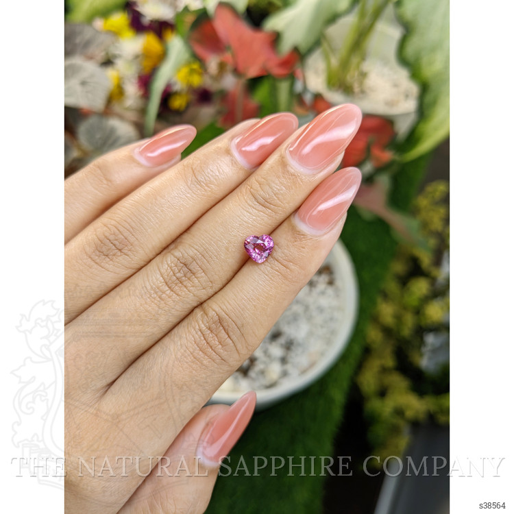 1.53 Ct. Purplish Pink Sapphire from Ceylon (Sri Lanka)