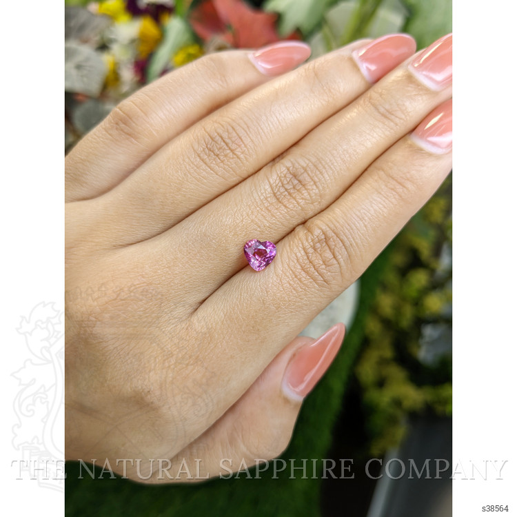 1.53 Ct. Purplish Pink Sapphire from Ceylon (Sri Lanka)