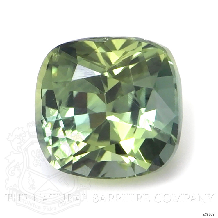 0.80 Ct. Yellowish Green Sapphire from Ceylon (Sri Lanka)