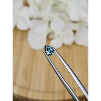 0.71 Ct. Greenish Blue Sapphire from Ceylon (Sri Lanka) Life Style