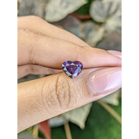 3.17 Ct. Pinkish Purple Sapphire from Ceylon (Sri Lanka) Life Style