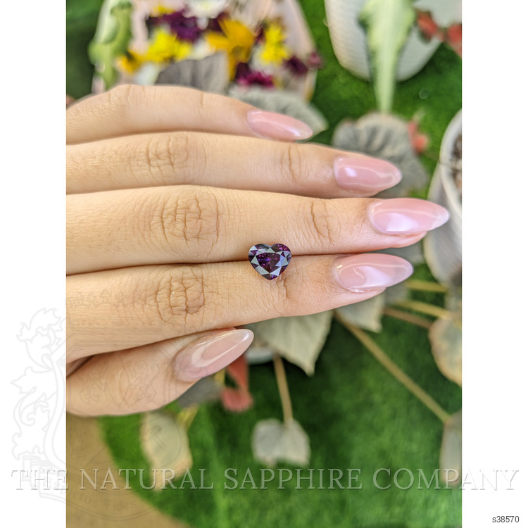 3.17 Ct. Pinkish Purple Sapphire from Ceylon (Sri Lanka)