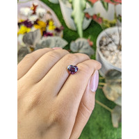 3.17 Ct. Pinkish Purple Sapphire from Ceylon (Sri Lanka) Life Style