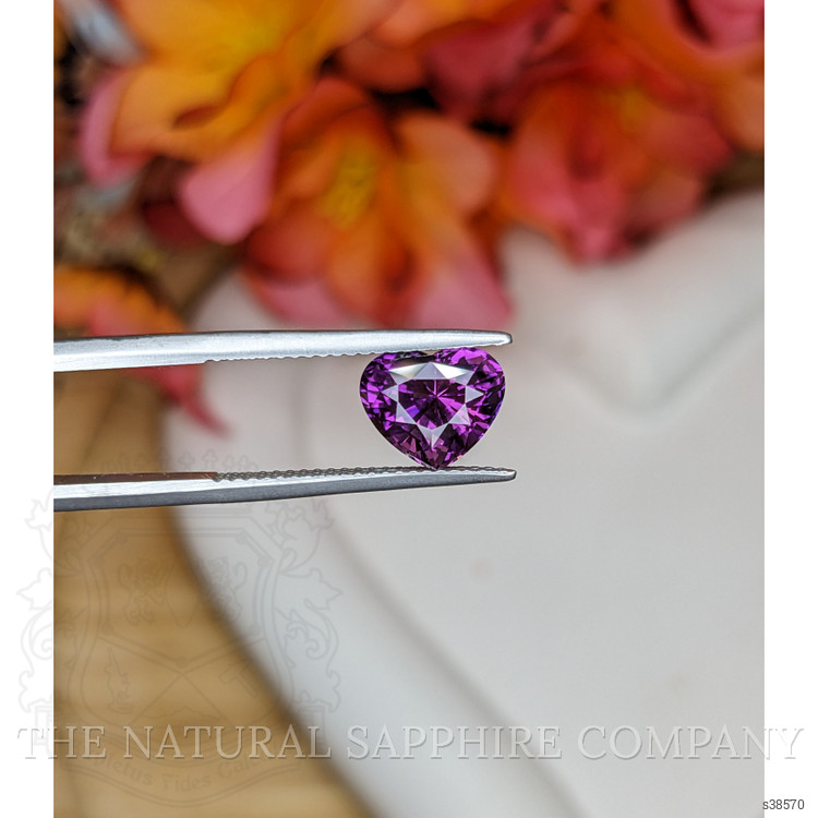 3.17 Ct. Pinkish Purple Sapphire from Ceylon (Sri Lanka)