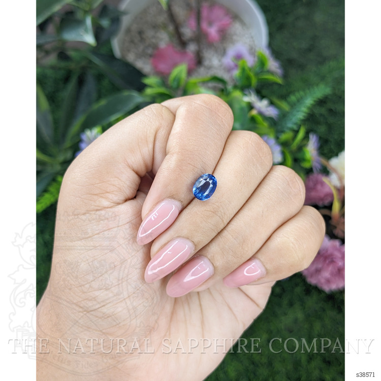 2.56 Ct. Blue Sapphire from Ceylon (Sri Lanka)