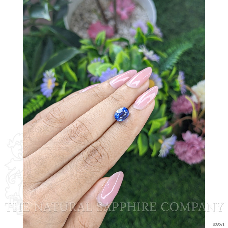 2.56 Ct. Blue Sapphire from Ceylon (Sri Lanka)