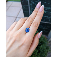 6.58 Ct. Blue Sapphire from Ceylon (Sri Lanka) Life Style