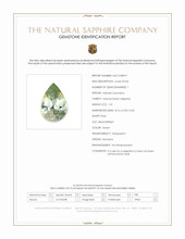 1.01 Ct. Green Sapphire from Montana Scan Report
