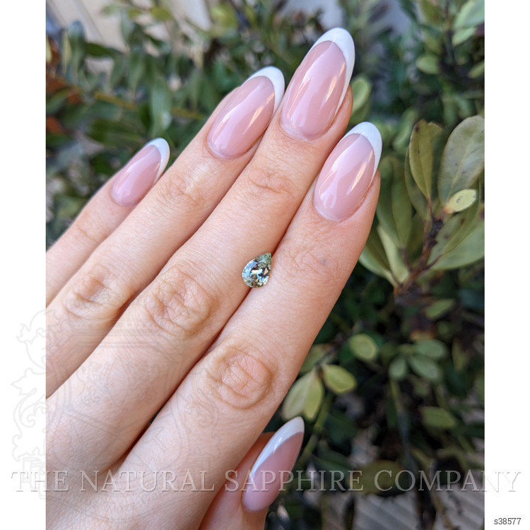 1.01 Ct. Green Sapphire from Montana