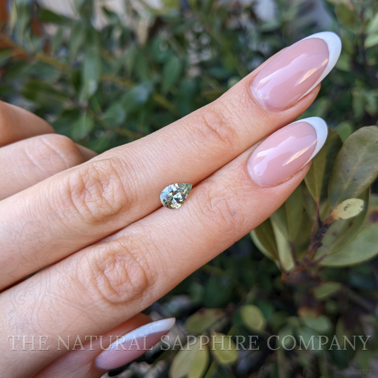 1.01 Ct. Green Sapphire from Montana