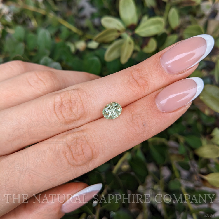 2.09 Ct. Green Sapphire from Montana