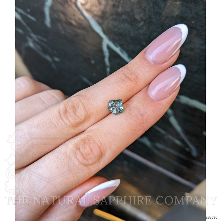 1.64 Ct. Green Sapphire from Montana