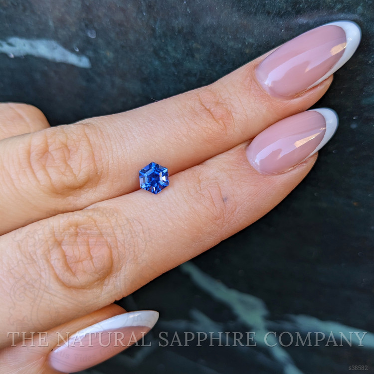 1.06 Ct. Blue Sapphire from Ceylon (Sri Lanka)