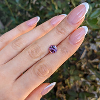 2.30 Ct. Purplish Pink Sapphire from Ceylon (Sri Lanka) Life Style