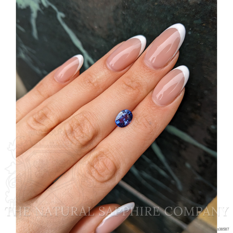 2.06 Ct. Violet Sapphire from Ceylon (Sri Lanka)